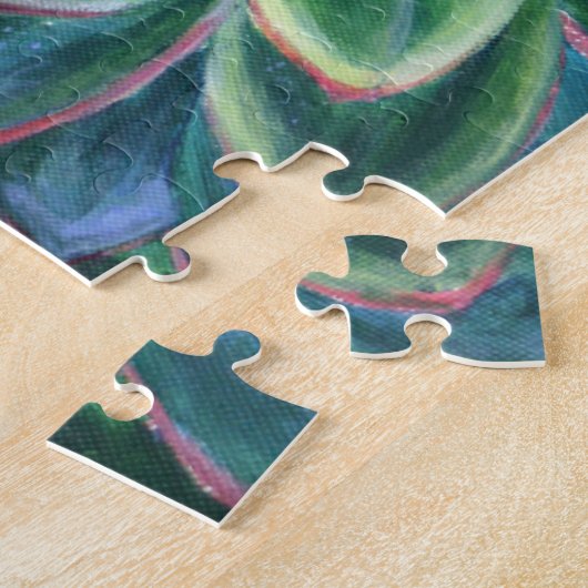 Succulent schilderen legpuzzel (Zijkant)