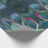 Succulent schilderij inpakpapier (Hoek)