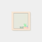 Succulent Scribbles: Pastel Sticky Notes (Voorkant)