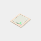 Succulent Scribbles: Pastel Sticky Notes (Schuin)