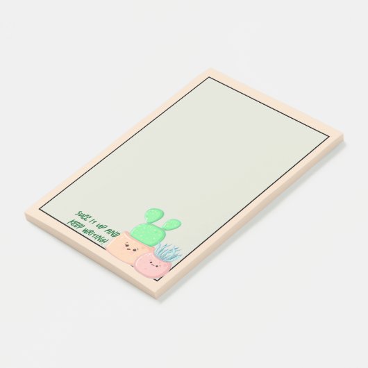 Succulent Scribbles: Post It Notes (Schuin)