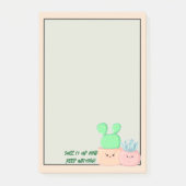 Succulent Scribbles: Post It Notes (Voorkant)
