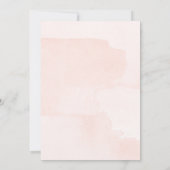 Succulent Shower Invitation, cactus Kaart (Achterkant)