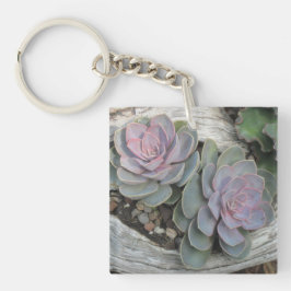 Succulent Sleutelhanger