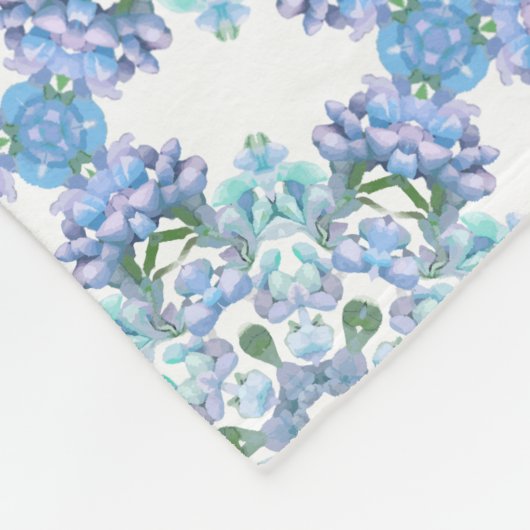 Succulent Snowflakes Fleece Deken (Hoek)