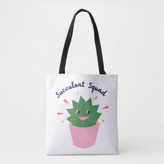 succulent squad tote bag (Voorkant)