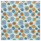 Succulent & Stripes Patroon Stof (Swatch)