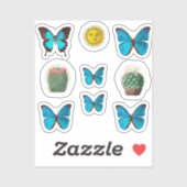 Succulent Sun-stickers voor achterzijde van IPhone Sticker (Vel)