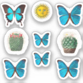 Succulent Sun-stickers voor achterzijde van IPhone Sticker (Voorkant)