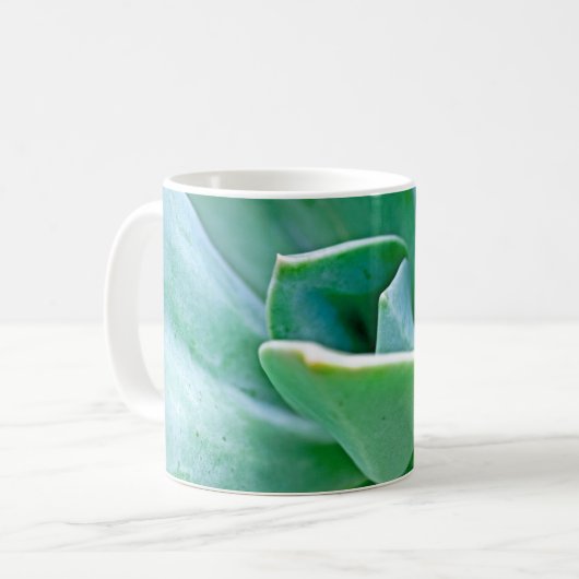 Succulent Swirl Koffiemok (Voorkant links)