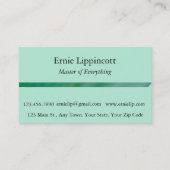 Succulent Swirl Visitekaartje (Achterkant)