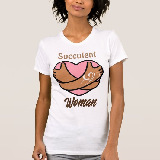 Succulent T-shirt in wit (Voorkant)