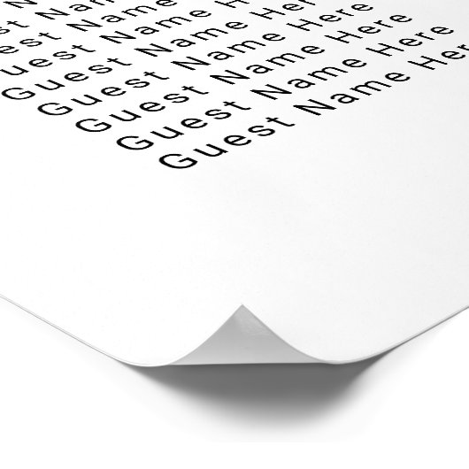 Succulent Taco Over Liefde Bruiloft Zitkaarten Poster (Hoek)