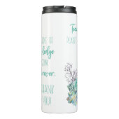 Succulent Teachers Plant the Seeds of Knowledge Thermosbeker (Achterkant)