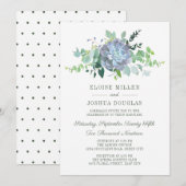 Succulent Theme Huwelijksuitnodiging Kaart (Voorkant / Achterkant)