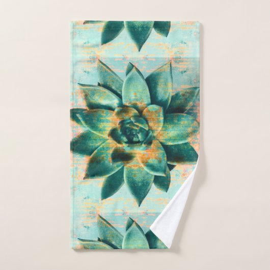 Succulent Towel Set Bad Handdoek (Handdoek)