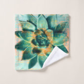Succulent Towel Set Bad Handdoek (Wasdoekje)