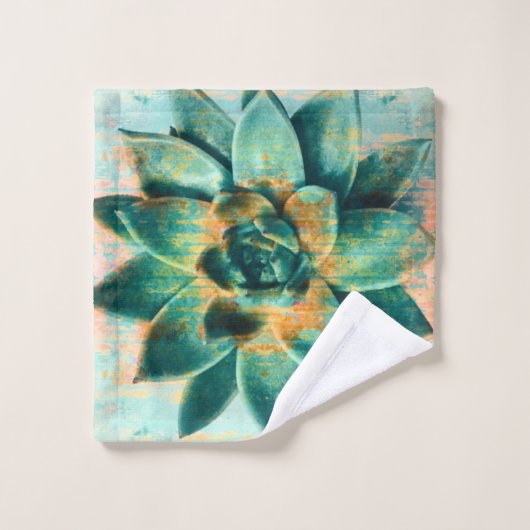 Succulent Towel Set Bad Handdoek (Wasdoekje)