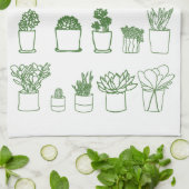 Succulent Towel Theedoek (Gevouwen)