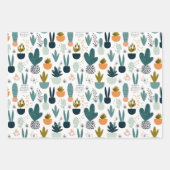 Succulent Trio Wrapping Paper Set (Voorkant 2)