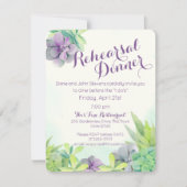 Succulent Tuin repetitie diner Kaart (Voorkant)