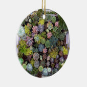 Succulent tuinontwerp keramisch ornament (Rechts)