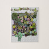 Succulent tuinontwerp legpuzzel (Verticaal)
