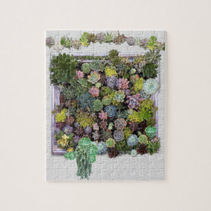 Succulent tuinontwerp legpuzzel