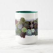 Succulent tuinontwerp mok (Midden)