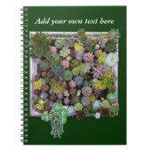 Succulent tuinontwerp notitieboek (Voorkant)
