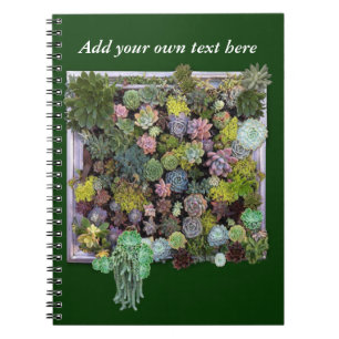 Succulent tuinontwerp notitieboek
