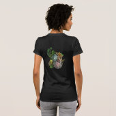 Succulent tuinontwerp t-shirt (Achterkant volledig)
