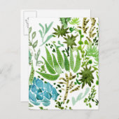 Succulent veld I Briefkaart (Voorkant / Achterkant)
