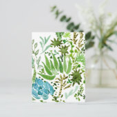 Succulent veld I Briefkaart (Staand voorkant)