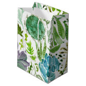 Succulent veld I Medium Cadeauzakje (Achterkant Gekanteld)