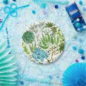 Succulent veld I Papieren Bordje (Feest)