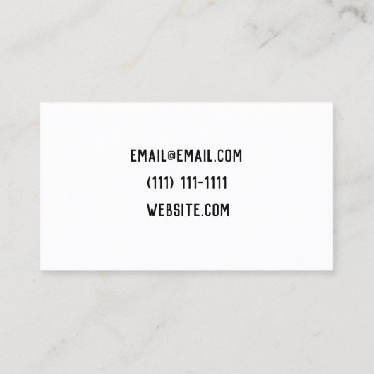 succulent visitekaartje (Achterkant)