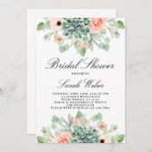 Succulent Vrijgezellenfeest Kaart (Voorkant / Achterkant)