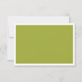 Succulent Wedding Response RSVP Kaartje (Achterkant)