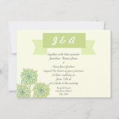 Succulent Wedding Uitnodiging (Voorkant)
