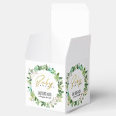 SUCCULENT WREATH FOLIAGE WATERVERF BABY SHOWER BEDANKDOOSJES (Geopend)