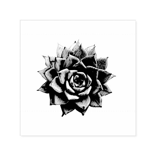 Succulent Zelfinktende Stempel (Design)