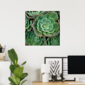 Succulente afdrukken poster (Thuiskantoor)