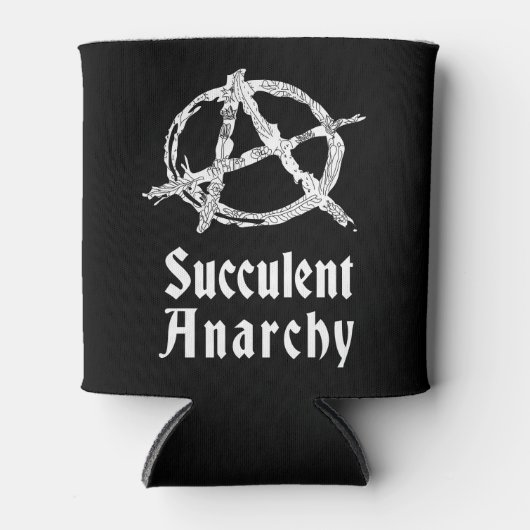 Succulente anarchie kan blikjeskoeler (Voorkant)