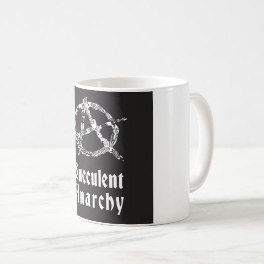 Succulente Anarchy Coffee-Mok Koffiemok (Voorkant rechts)