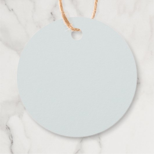 Succulente Baby in Bloom Plant Favor Bedankjes Labels (Achterkant)