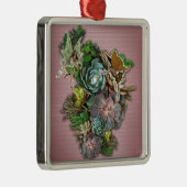 Succulente beeldschermen metalen ornament (Rechts)
