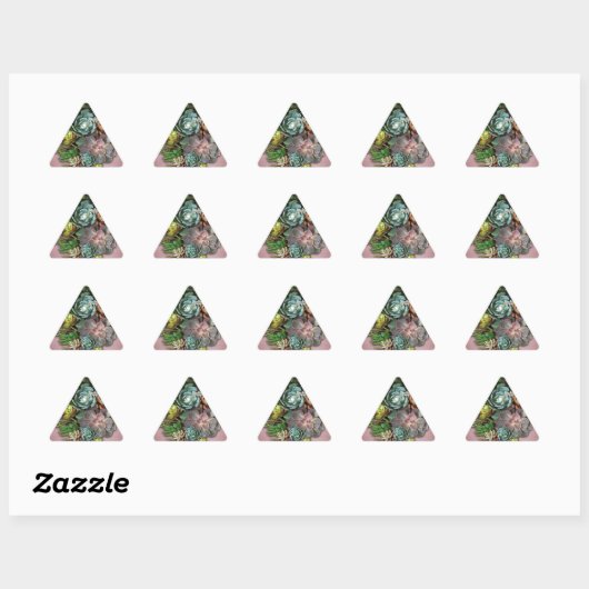Succulente beeldschermen sticker (Vel)