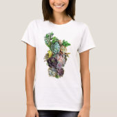 Succulente beeldschermen t-shirt (Voorkant)