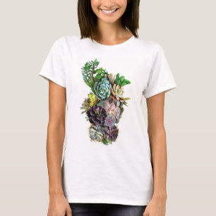 Succulente beeldschermen t-shirt